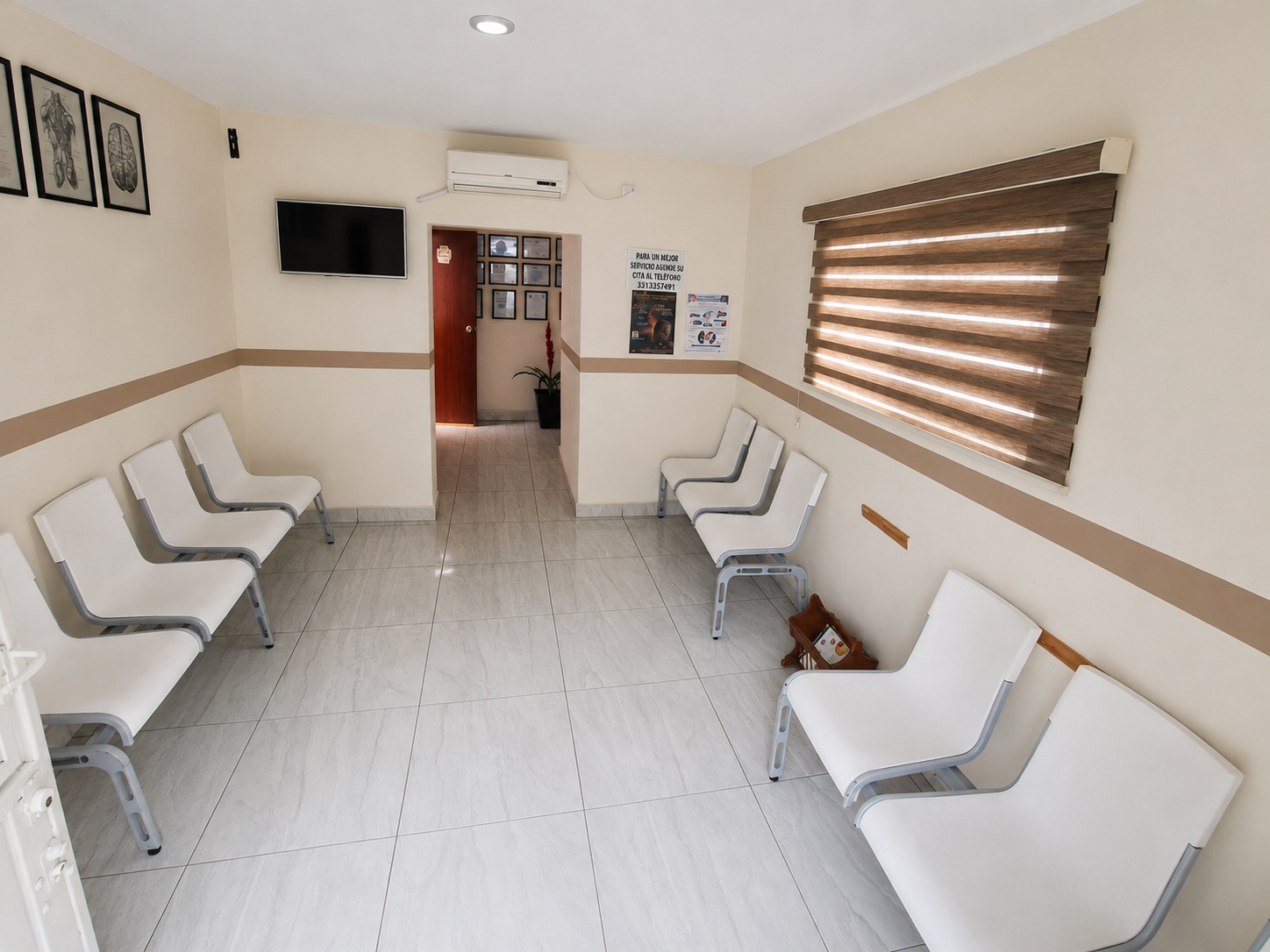 Sala de consulta dermatológica